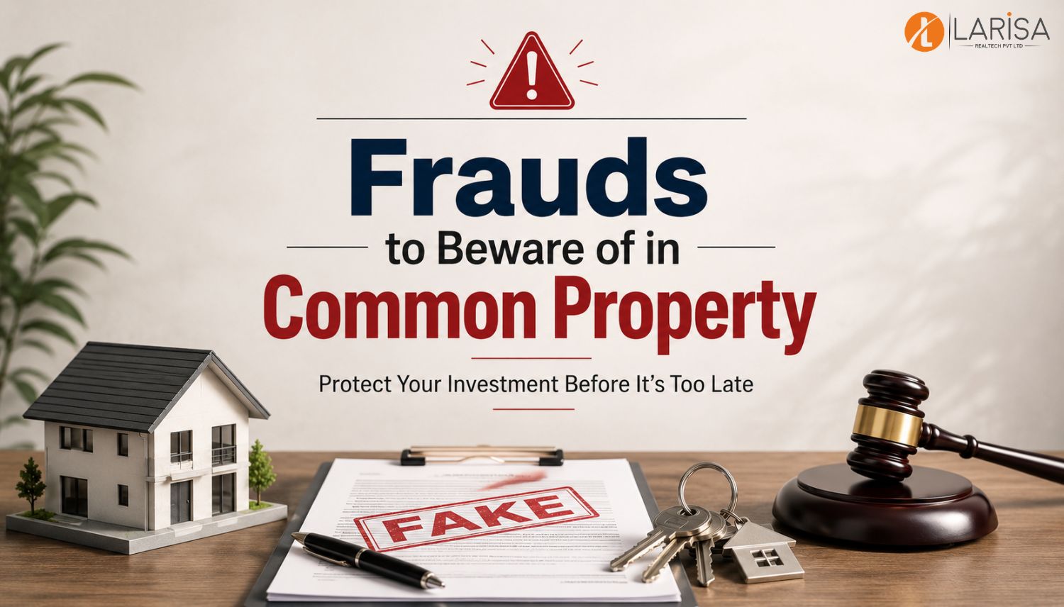 Frauds to Beware of in Common Property